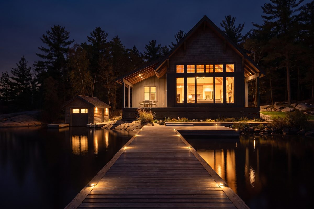 The dock: Dock lighting, and WiFi that reaches the boathouse
